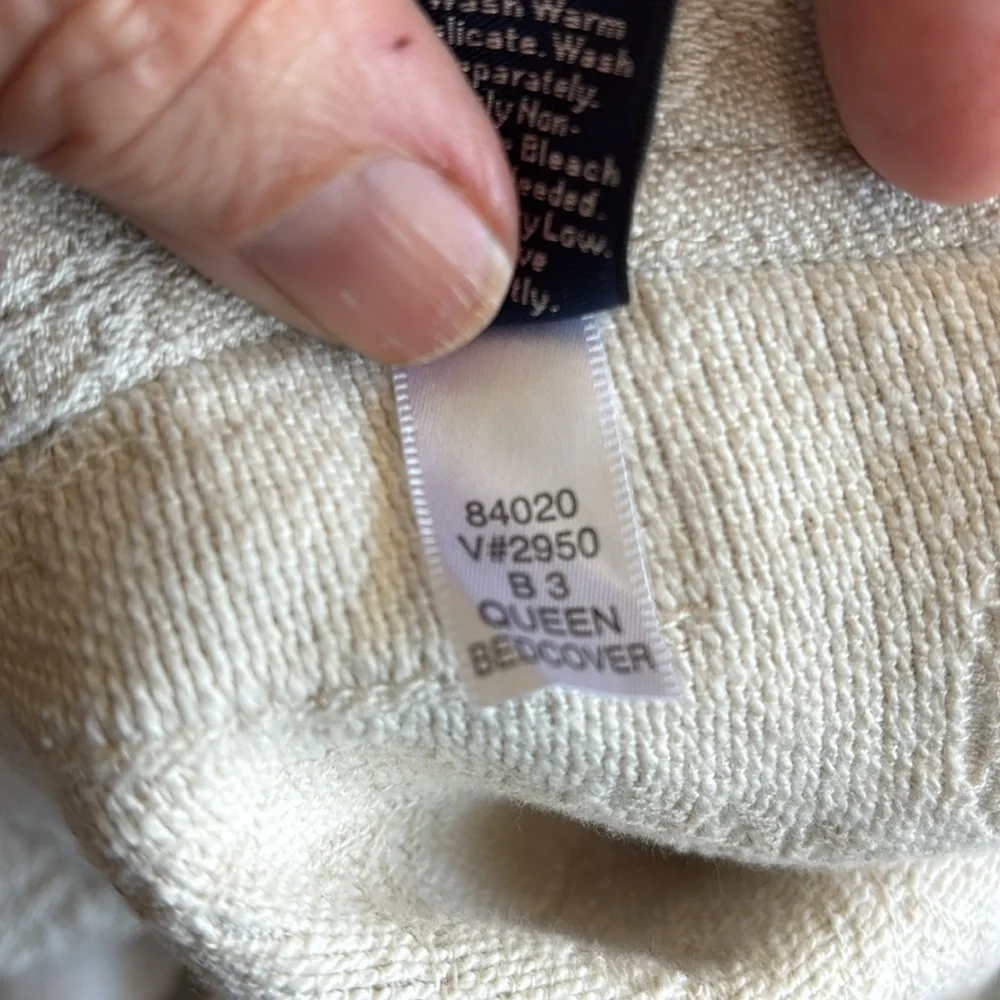 Lands end matelasse bed cover queen - Picture 5 of 5